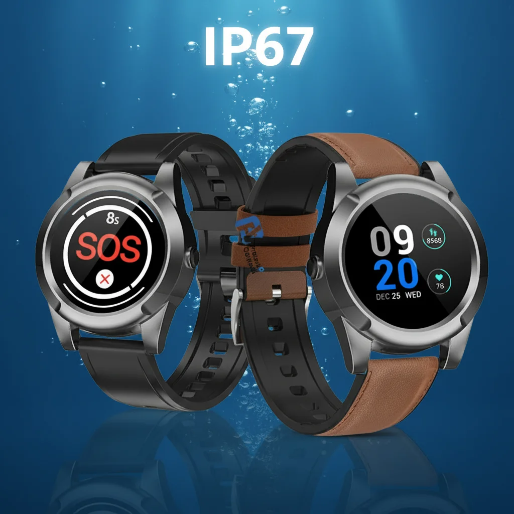 Fall Detection Watch - 시니어 GPS 추적 스마트워치 낙상 감지