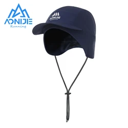 AONIJIE E4613 Unisex wiatroszczelna składana ciepła ochrona słuchu czapka pluszowa podszewka czapka z sprzączka na sznurku zimową pasującą do 54-62cm