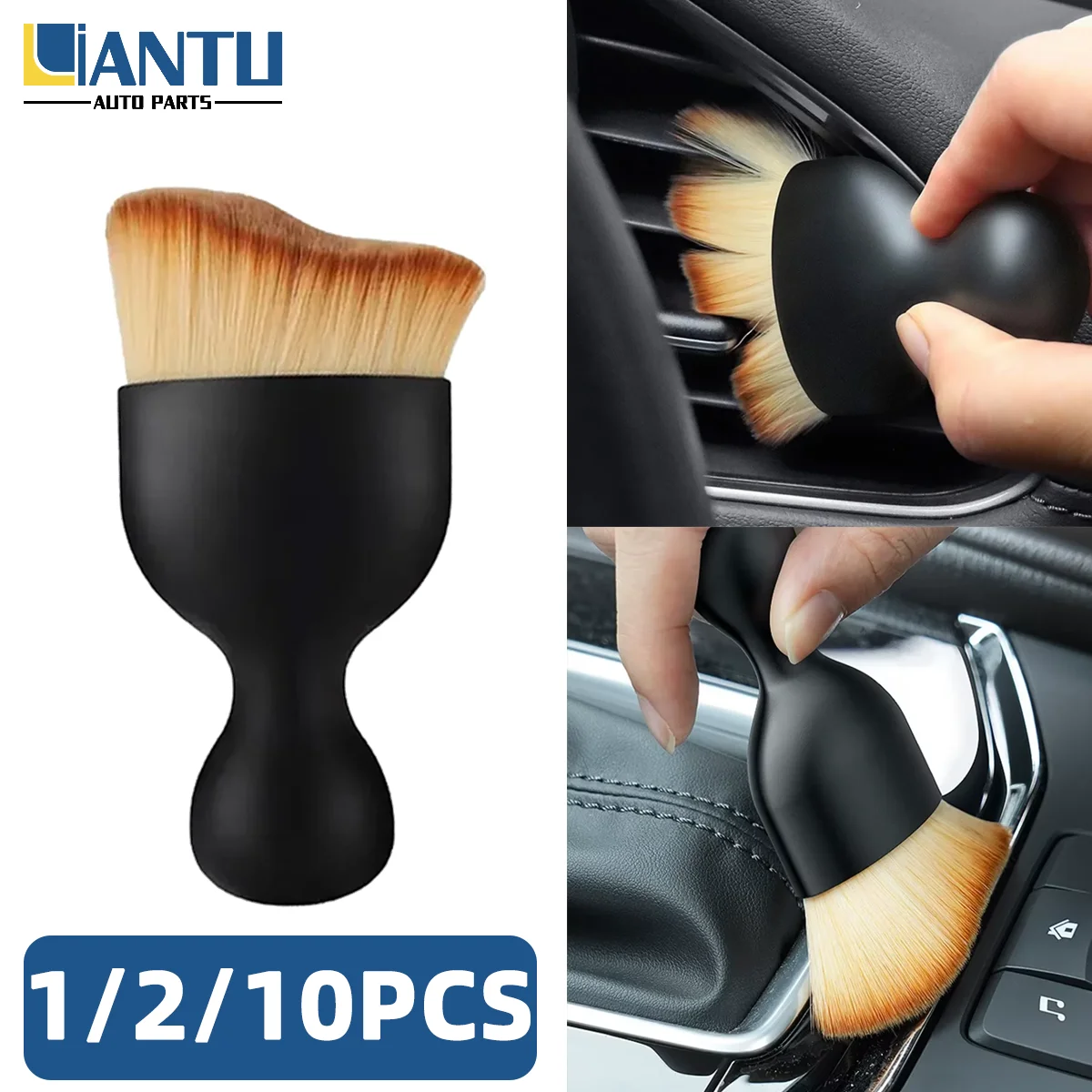 1/2/10PCS Multi-Purpose Cleaning Brush For Car Interior Dust Removal Tools Soft Bristle Detail Brush For Car Cleaning Tools