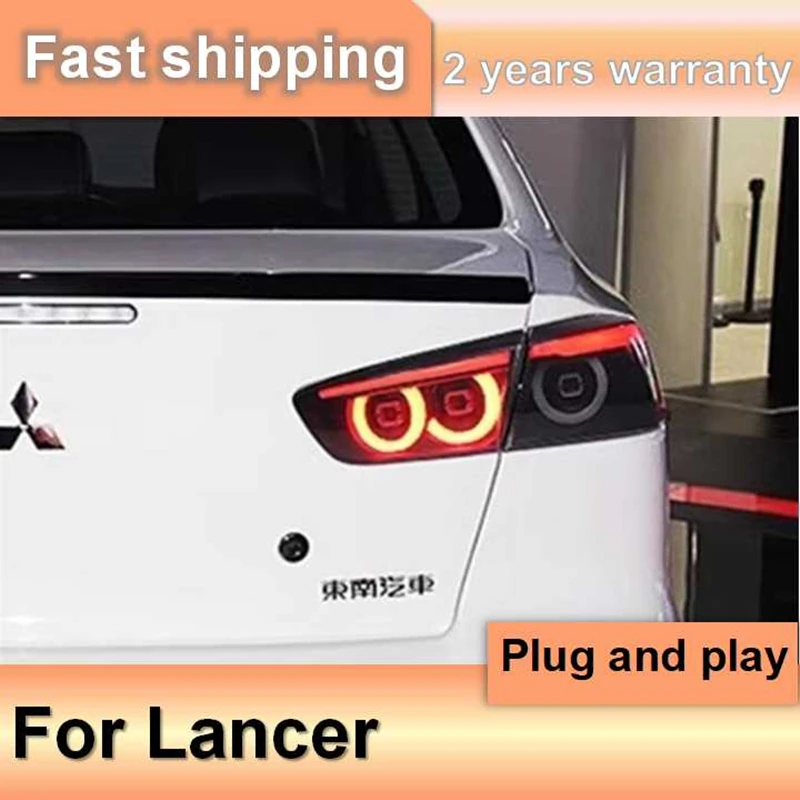 

Автомобильные аксессуары для Mitsubishi Lancer, задние фонари 2009-2021, задний фонарь Lancer, задний DRL, противотуманный тормоз, указатель поворота, задний ход