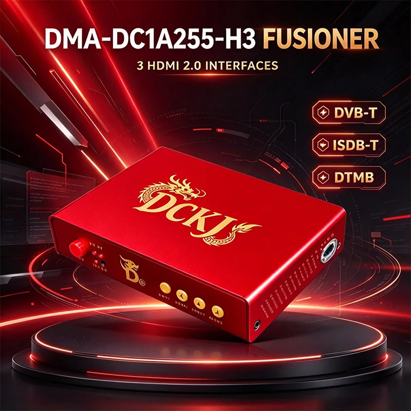 DMA-DC1A255-H3 Fusion Unit With 3 HDMI 2.0 Interfaces; Casing Color Is Random Automatically Passes Through Native EDID