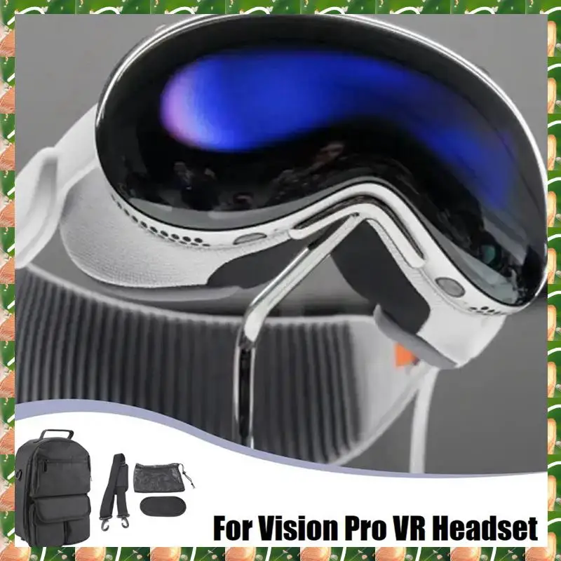 

JAJA VR Storage Bag For Vision Pro/Meta Quest 3/Oculus Quest 2 VR Headset EVA Travel Carrying Case Spare Parts Accessories Parts