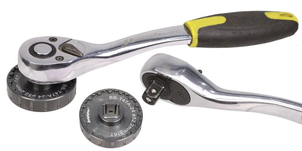 HEPPE Dual-Use-Fahrrad T47 Tretlager Installations- und Entfernungsschlüssel T47 BB Reparaturwerkzeug für 16T T47 Ceramicspeed BB Reparatur – Detail 12