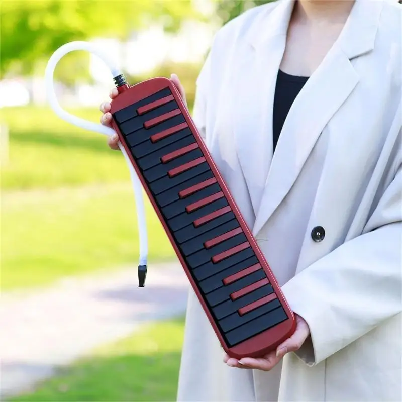

31BE 32 Melodica Musical Instrument Air Piano Keyboard Melodica with Carrying Bag, Mouthpiece, Stickers, Long Tubes
