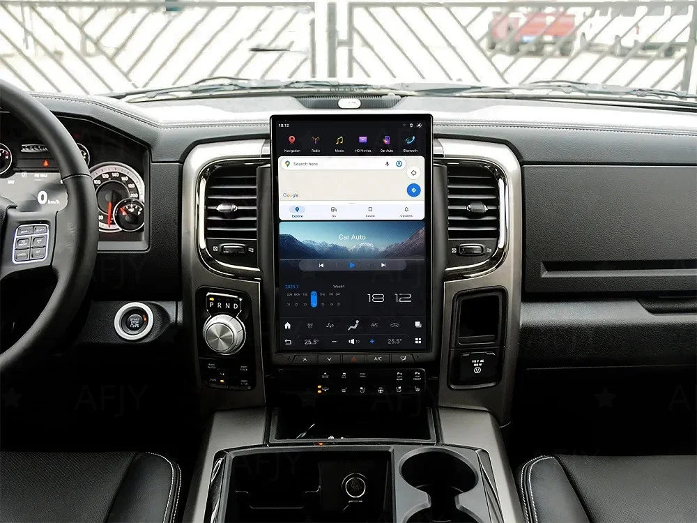 

14,4-дюймовый сенсорный экран Android 13.0 для Dodge Ram 1500 2013-2023, автомобильная GPS-навигация, автомагнитола, мультимедийный DSP-плеер, радио