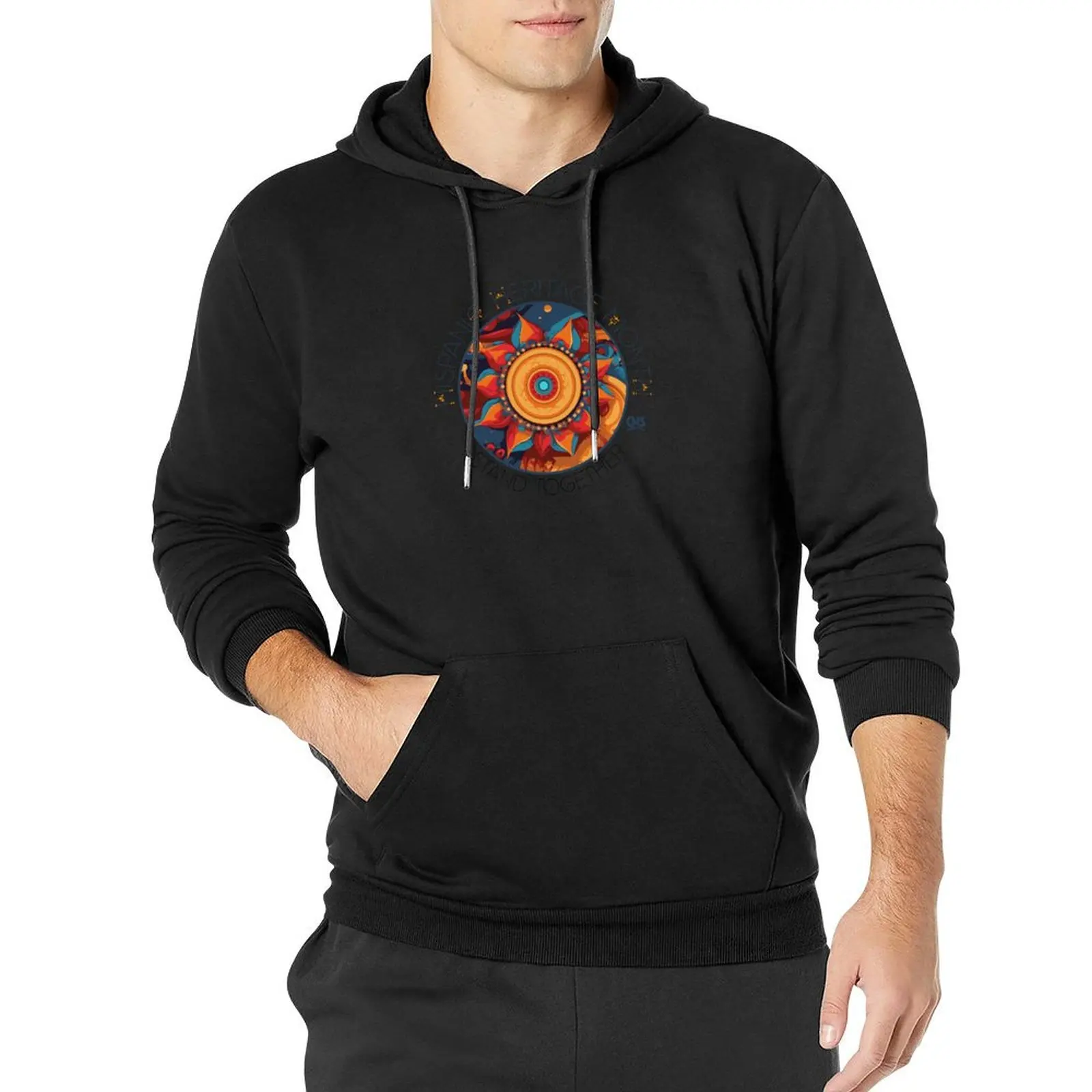 

Hispanic Heritage Month Pullover Hoodie blouse graphic t shirts men mens designer clothes anime clothing hoodie graphic