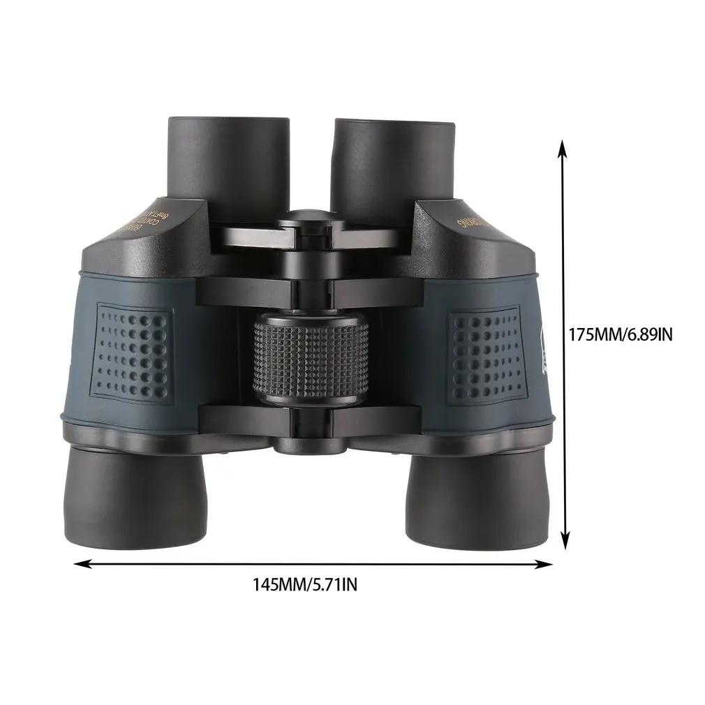 حار 60x60 مناظير تلسكوب الصيد في الهواء الطلق للرؤية الليلية 3000 متر HD المشي لمسافات طويلة السفر العسكرية عالية الوضوح الرياضة المهنية