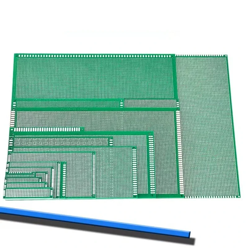 Dwustronna miedziana prototypowa płytka drukowana 2x8 3x7 4*6 5x7 6x8 7x9 8x12 9*15 10*15CM uniwersalne, drukowane płytka z włókna szklanego dla