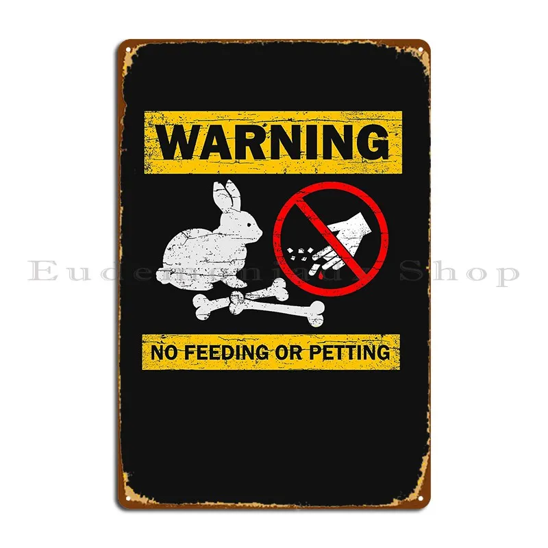 

Killer Rabbit Metal Sign Poster Funny Garage Decoration Cinema Bar Customize Tin Sign Poster