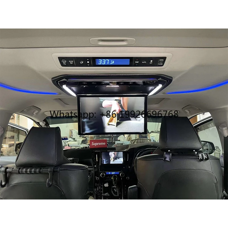 

13.3'' Car Roof Monitor IPS Flip Down Screen Overhead Multimedia Video Mount Display MP5 Player for TOYOTA Alpard(20 30 Series)