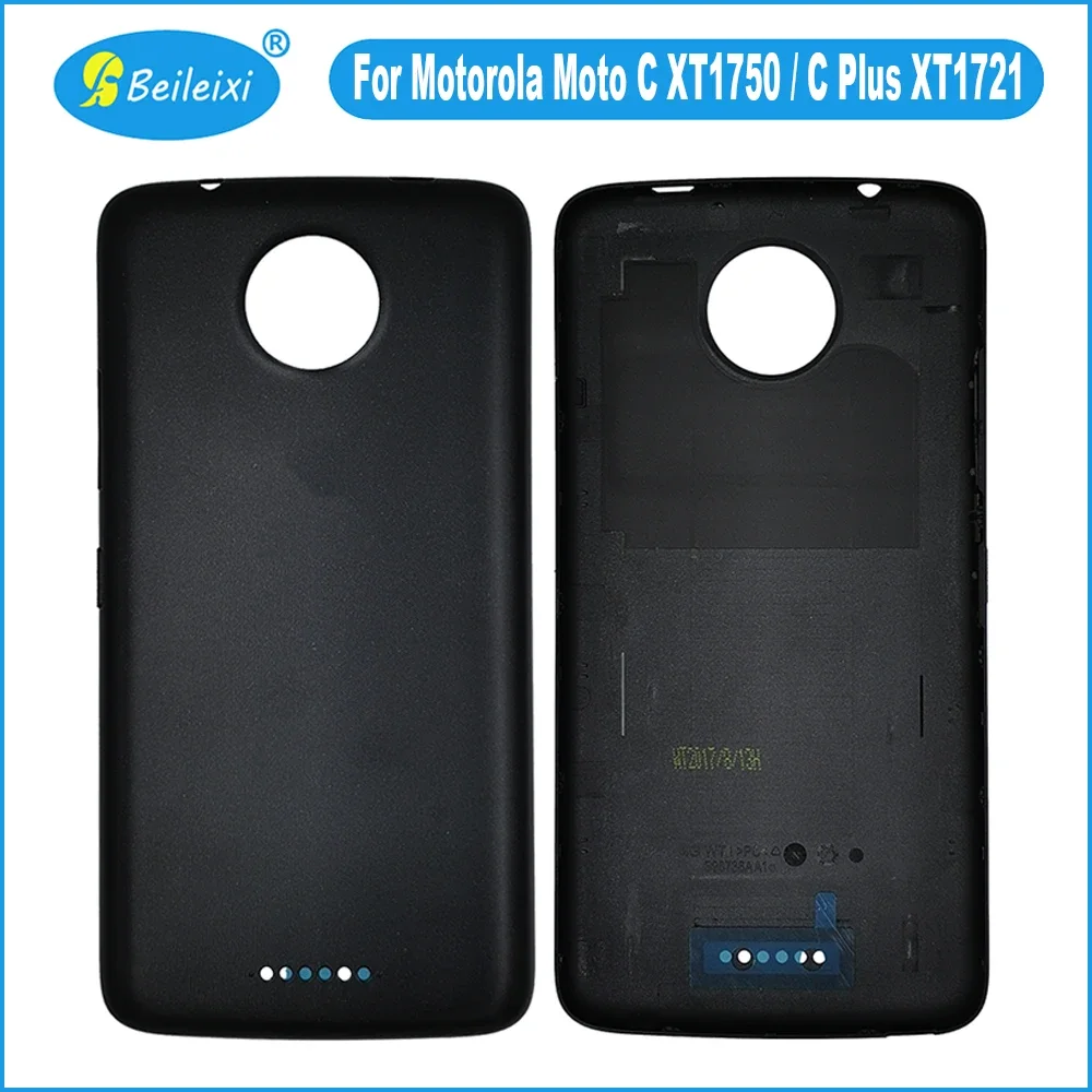 For Motorola Moto C XT1750 XT1754 / C Plus XT1721 XT1723 Battery Back Cover Door Back Housing Protective Durable Back Cover