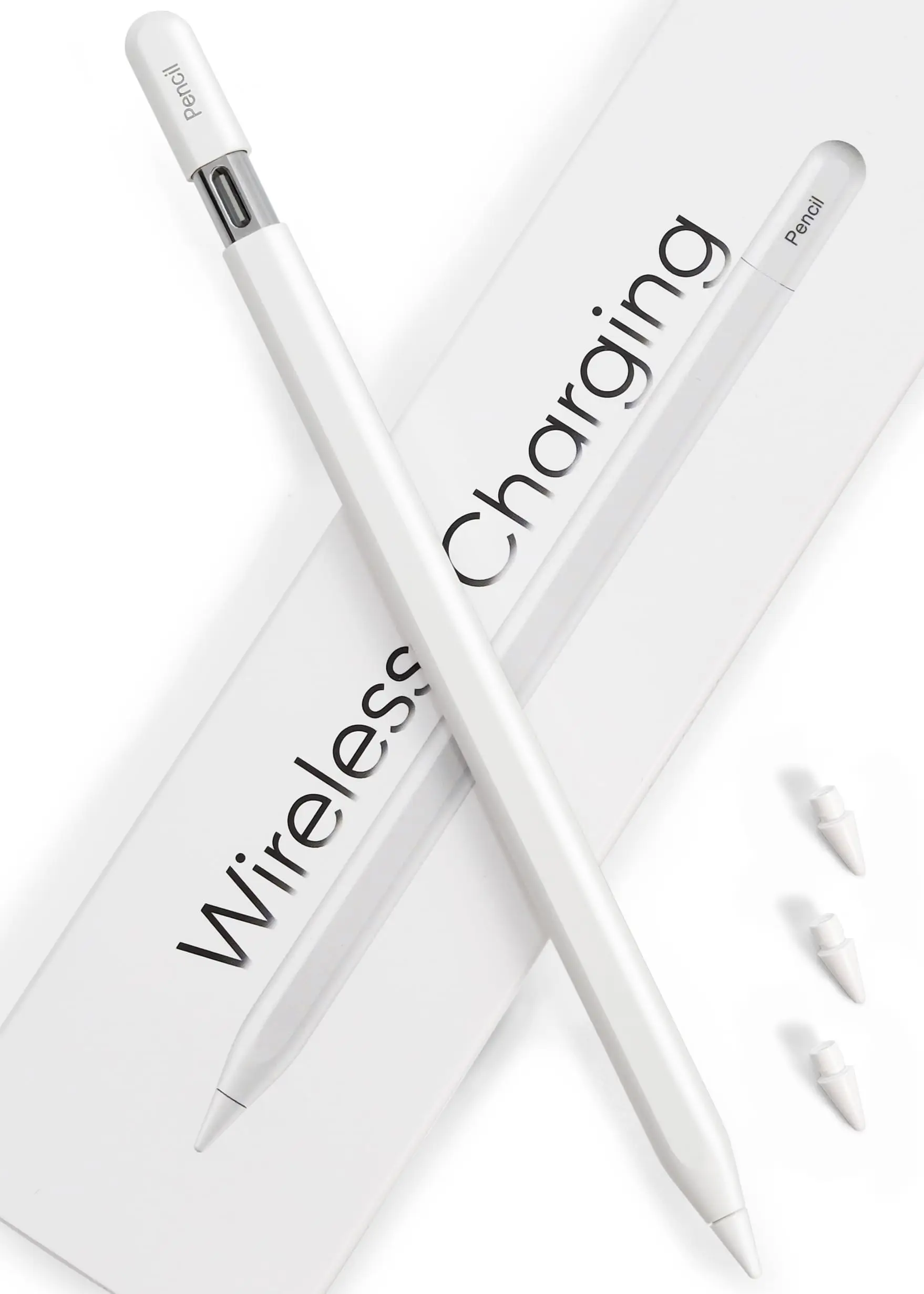

Pencil USB-C for iPad (2018-2025): Magnetic Wireless Charging for iPad Pro 11" (1-4 years), 12.9" (3-6 years), Air (4/5 years),