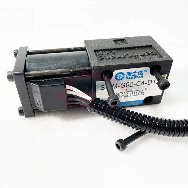 صمام الملف اللولبي لعلبة التروس للرافعة الشوكية SWM-G02-C4-D12V 12V 82330404330 صمام الملف اللولبي #1