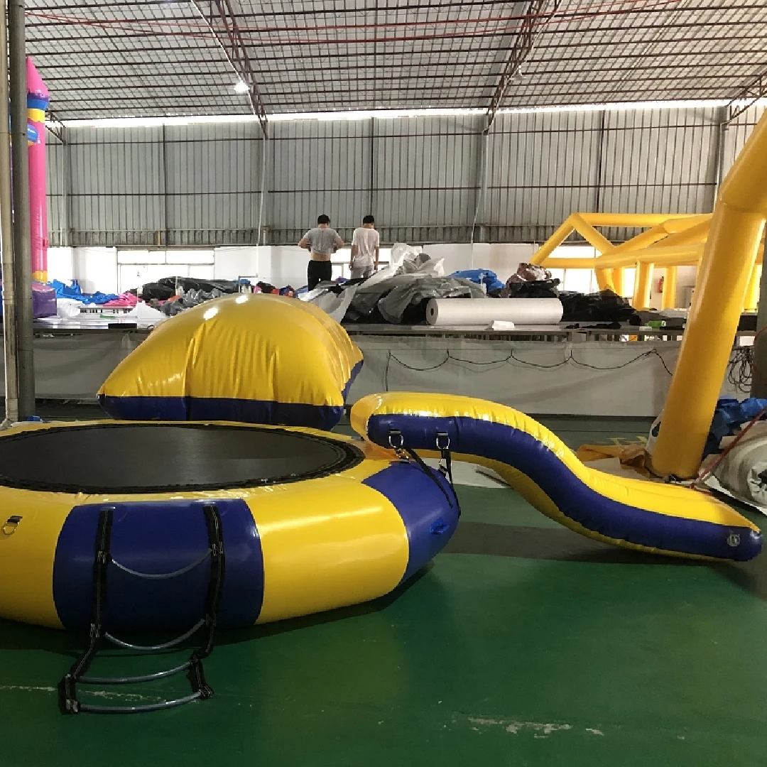 

Inflatable Sea Doo Water Trampoline Water Park With Slide