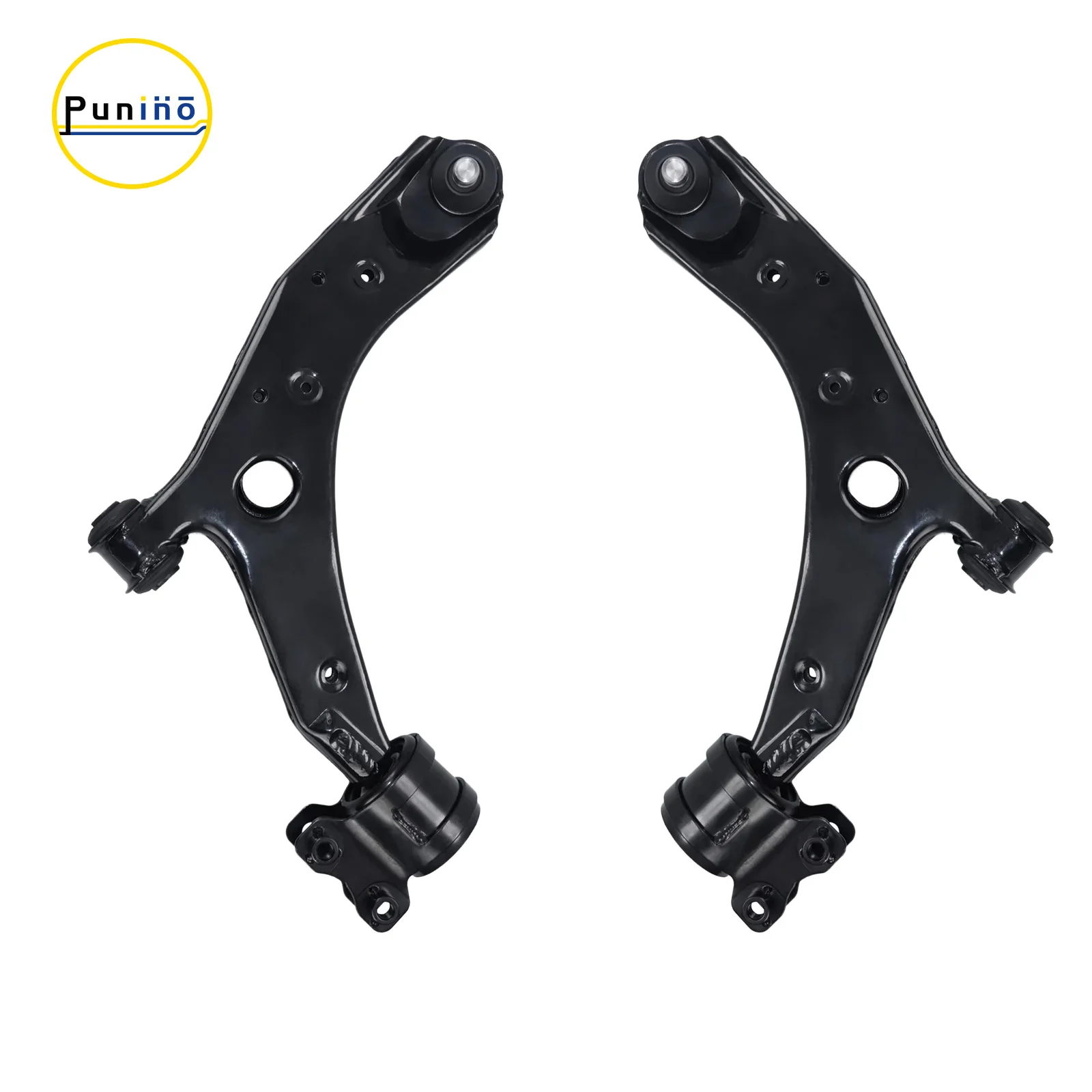 Punino 2pcs Front Lower Suspension Kit Control Arms Set for Mazda 3 Mazda 5 2004 2005 2006 2007 2008 2009 2010 2011 2012-2017