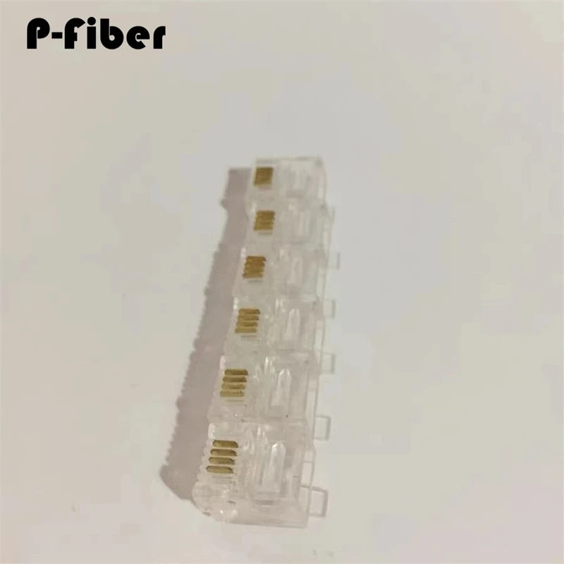 RJ11 crystal head 100pcs1000pcs 6p4c universal telephone 4-core crystal connector High quality