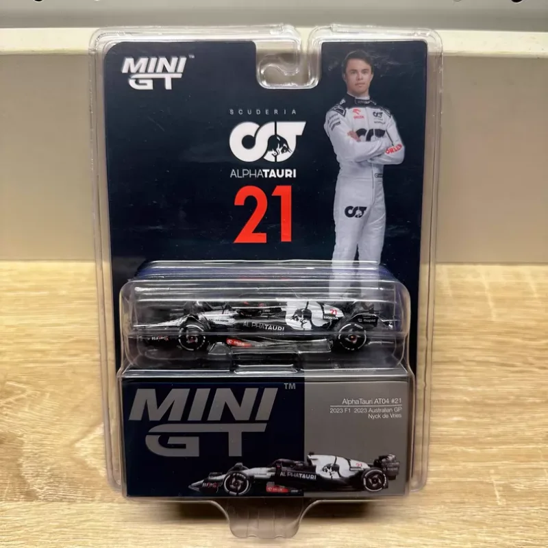 En stock 1:64 # 727 F1 AlphaTauri Red Bull Racing Fórmula 1 Auto AT04 # Réplica de Aleación Fundida a Presión del Gran Premio de Australia 21