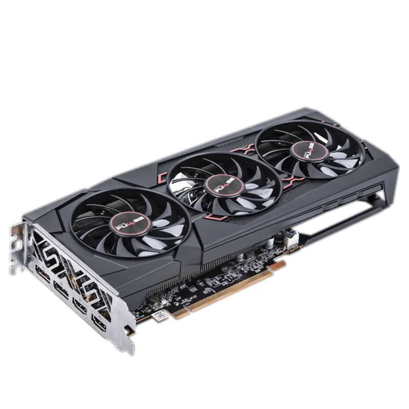 GPU AMD RX 5600XT 6GB GDDR6 192비트 데스크탑 컴퓨터 그래픽 카드 게임 그래픽 카드 PCI-Express 중고