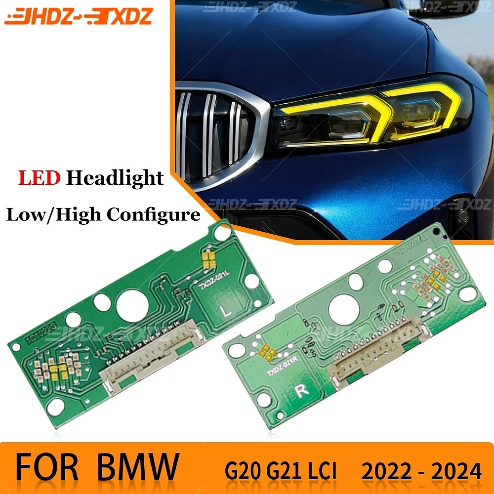 

DRL LED Chips Yellow Amber Blue Light For BMW 3 Series G20 G21 G28 LCI 22-24 US LED Headlight Daytime Running Light Lightsource
