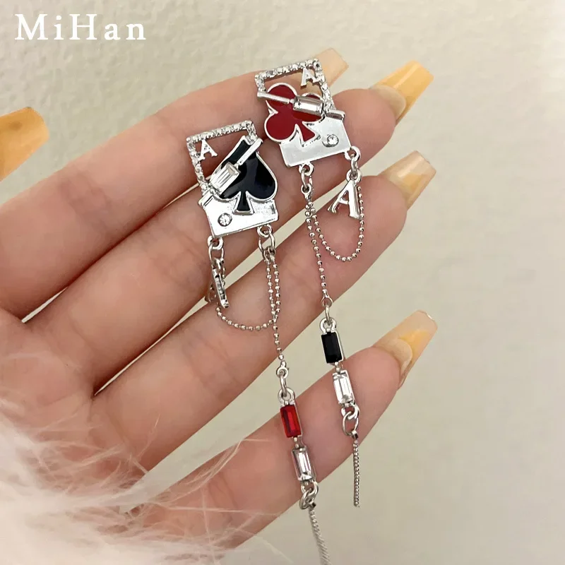 MiHan Fashion Jewelry 925 Silver Needle Sweet Korean Temperament Tassel Earrings For Women 2023 Trend New Simply Design Hot Sale