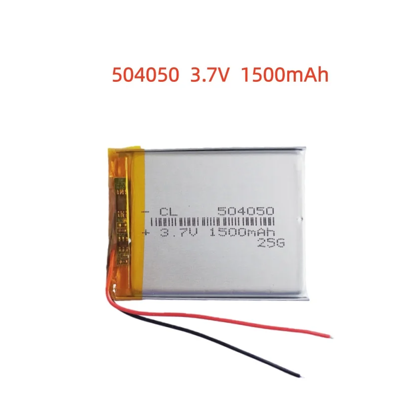 

3.7V 504050 1500mah Rechargeable Lithium Li-ion Polymer Battery Replace for exchange navigator prology 484251