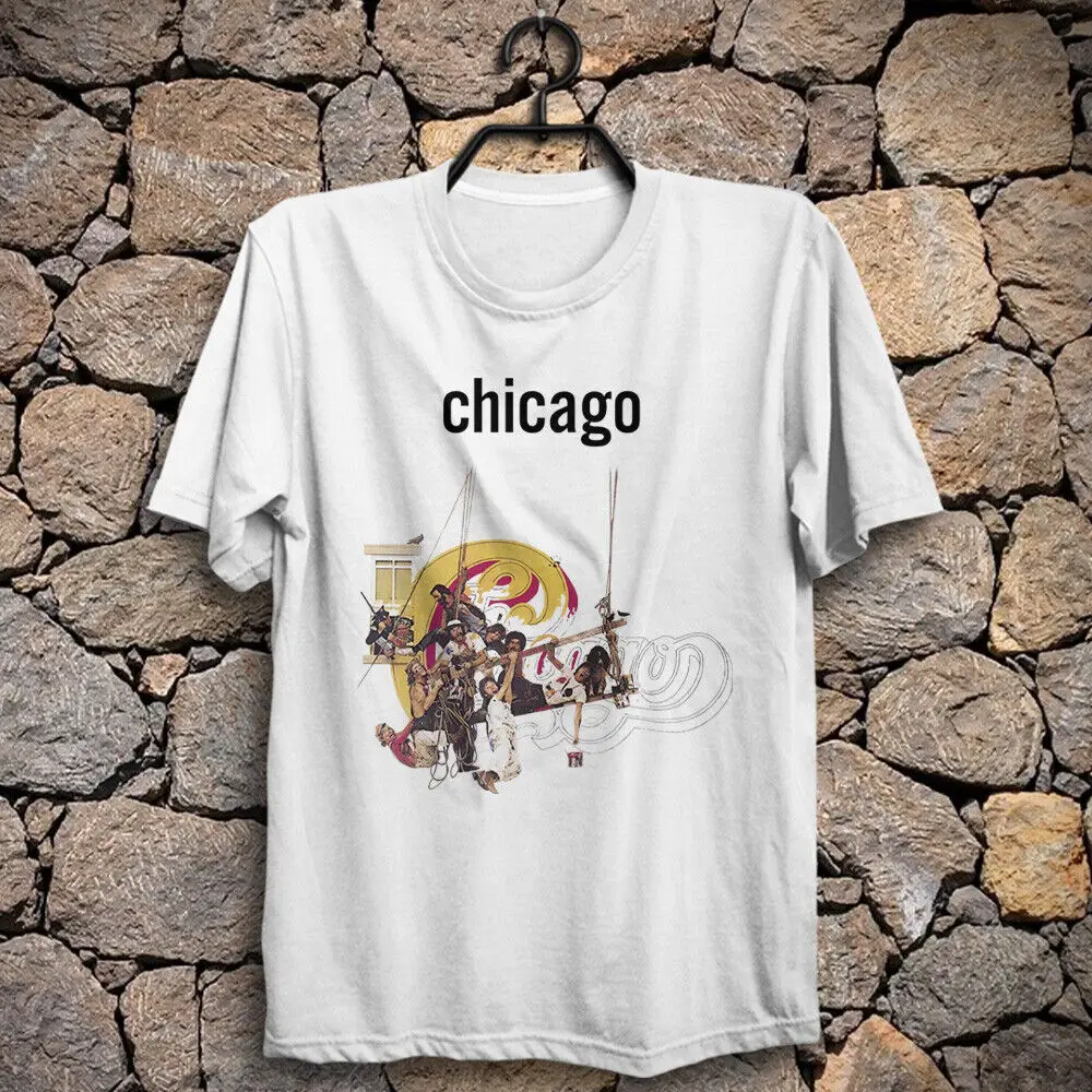 Chicago IX 9 Cotton T shirt Terry Kath, The Big Thing Chicago band Transit