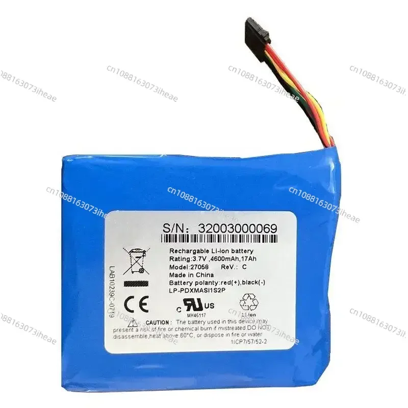 For Masimo Battery 27058 37728 RAD-97 for Oximeters 3.7V 4500 mAh