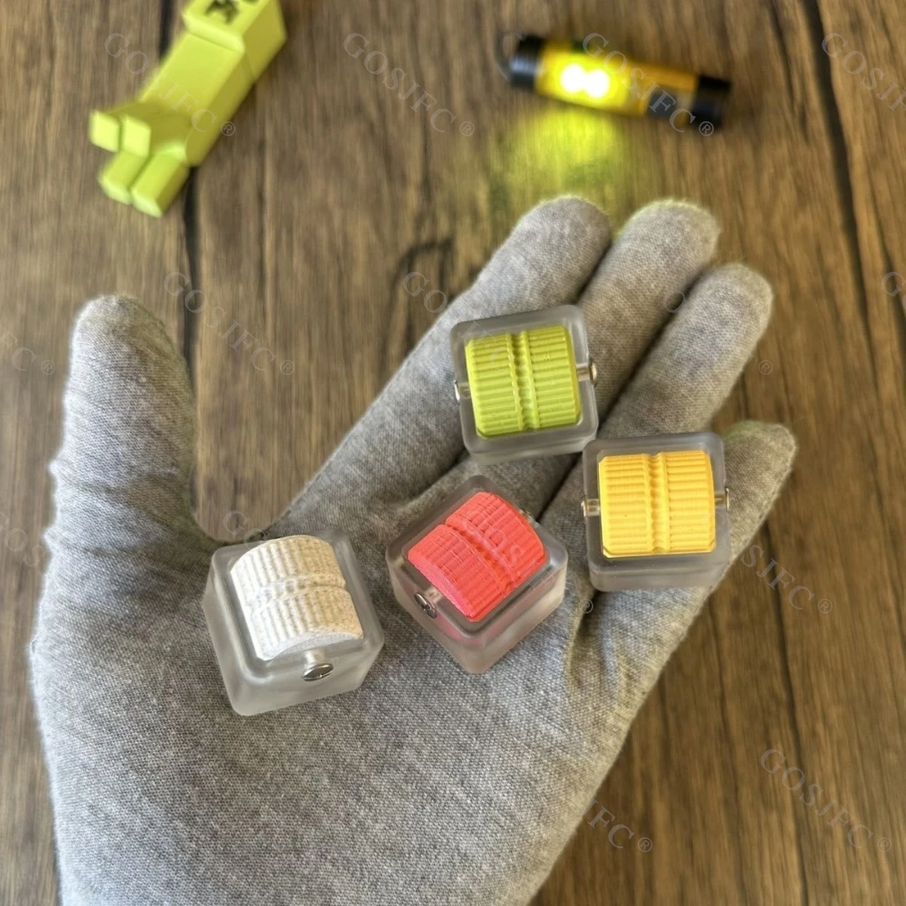 Candy Fidget Roller PC Transparant Dingding Coin Fidget Speelgoed voor volwassenen Stress Relief Speelgoed Antistress EDC