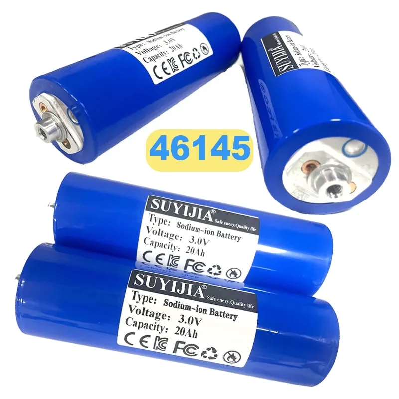 46145 200A Large Power 3V 20AH Sodium Ion Battery Grade A Rechargeable NA Battery for Solar Energy Storage UAV
