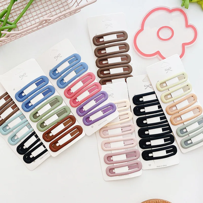 Hohe Qualität Frosted Oval Grundlegende Haarnadeln Frauen Mädchen Haar Clips Pins Barrettes Zubehör Haarspange Hairgrip Kopfschmuck Headwear