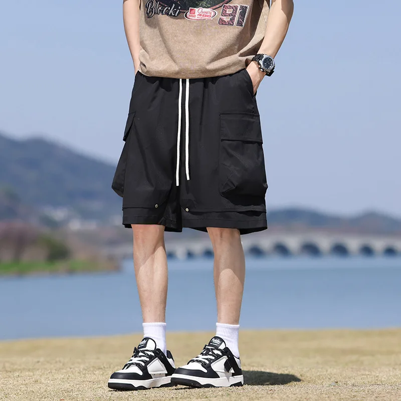 2026 New American Style Mens Quick Dry Workwear Shorts Plus Size Loose Fit High End Casual Men's Sport Shorts