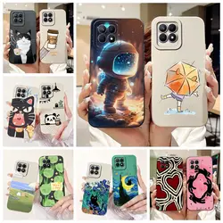 For Realme 8i Case RMX3151 Stylish Candy Painted Cover Full Protection Phone Case For Realme Narzo 50 Narzo50 Realme8i Soft Bags