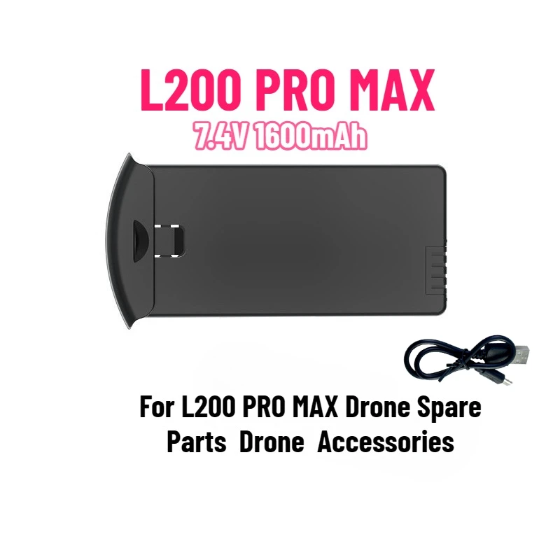 

7.4V 1600mAh Battery Propeller Maple Leaf for L200 PRO MAX Drone Spare Parts Drone Accessories