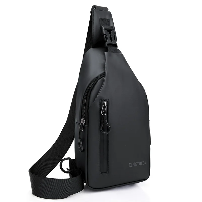 Men's Chest Bag Casual Backpack Sports Function Oblique Shoulder Fashion Tactical Single Crossbody