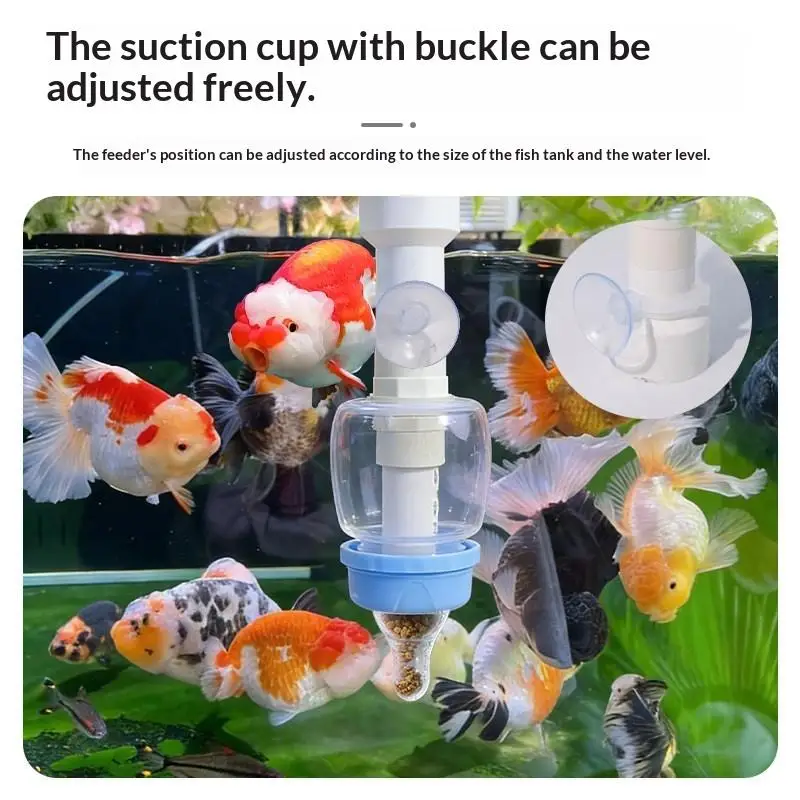 Precise Fish Pacifier Feeder Fixed Point Aquarium Feeding Tool No Turbid Water Fish Feeder For Small Fish Tank