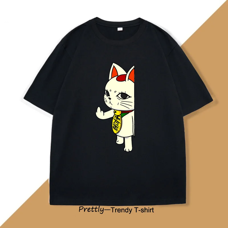 

Dandadan Turbo Granny Cat T-shirt Manga Designer Unique Cosplay Momo Anime Tshirt Casual Short Sleeve Men's Clothing Tees