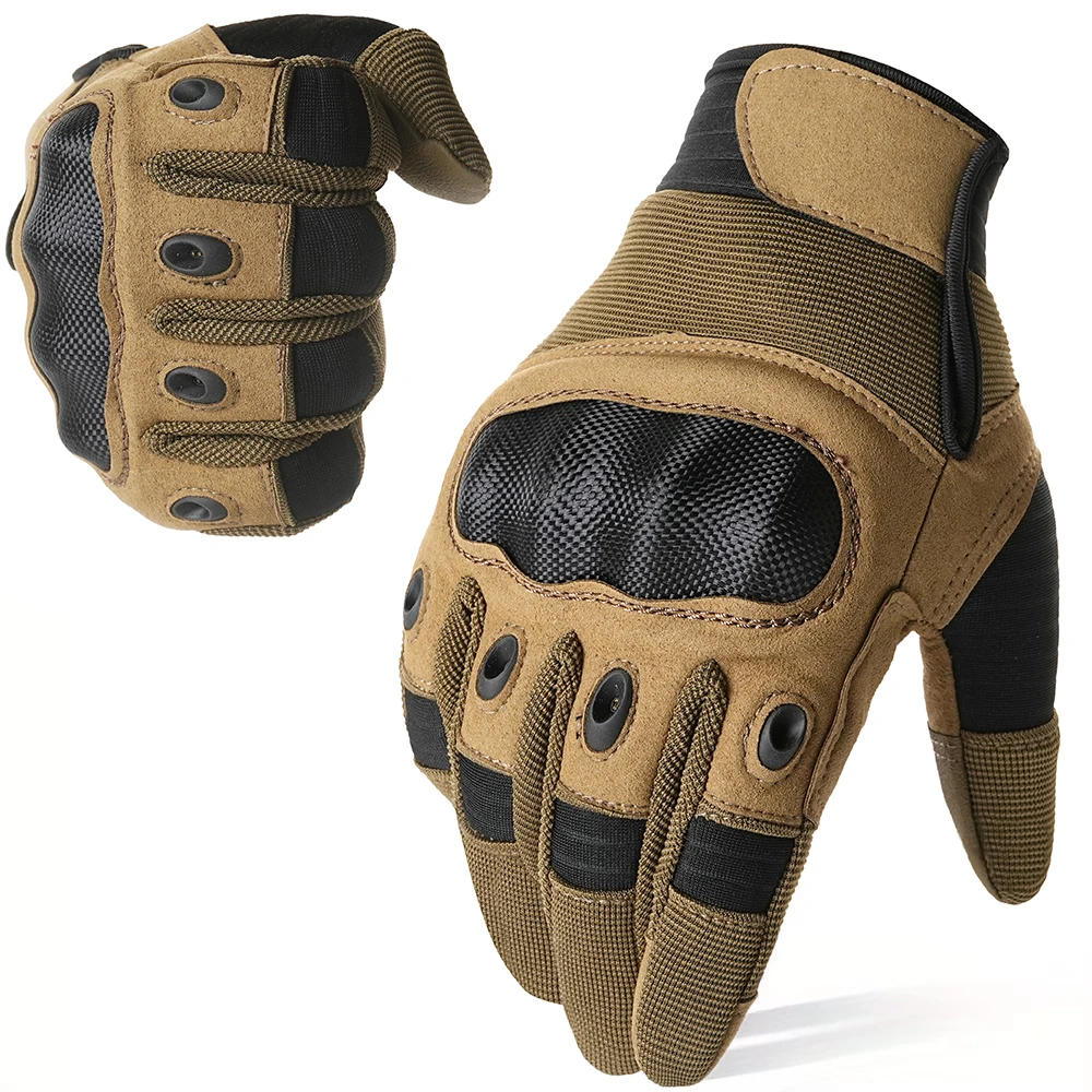 Touch Screen Tactical Gloves Outdoor Cycling Sports Hiking Camping Hunting Airsoft Combat Bicycle Hard Shell Anti-skid Gear Men