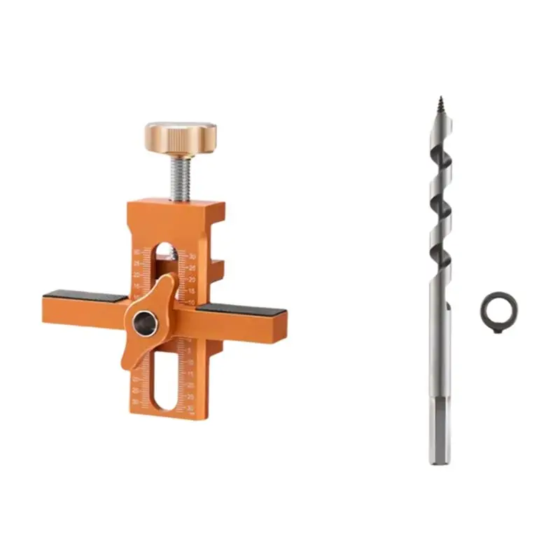 Multifunction Woodworking Cabinet Door Installation Jig,Cabinet Closet Door Quick Positioning Tool, Aluminum Adjustable Clamping
