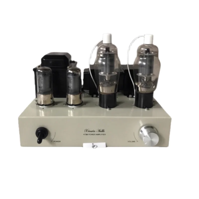 Handmade scaffolding Class A single-ended fu-7 gallbladder machine 807 electron tube power amplifier HiFi fever dual-channel amp