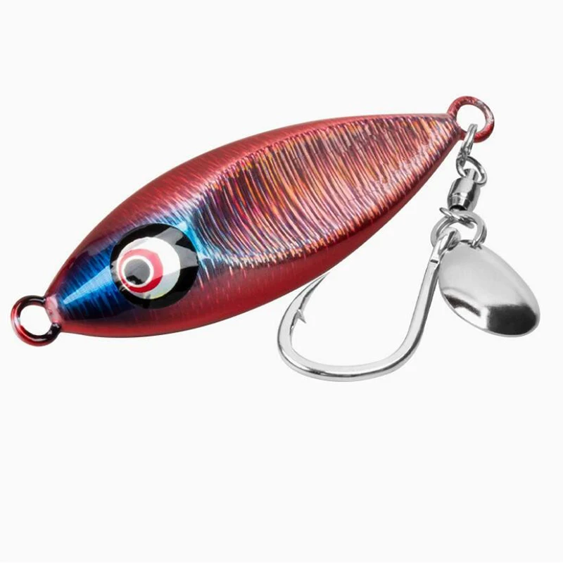 AI-SHOUYU señuelo jigging metálico hundimiento lento para pesca marina - imagen 3