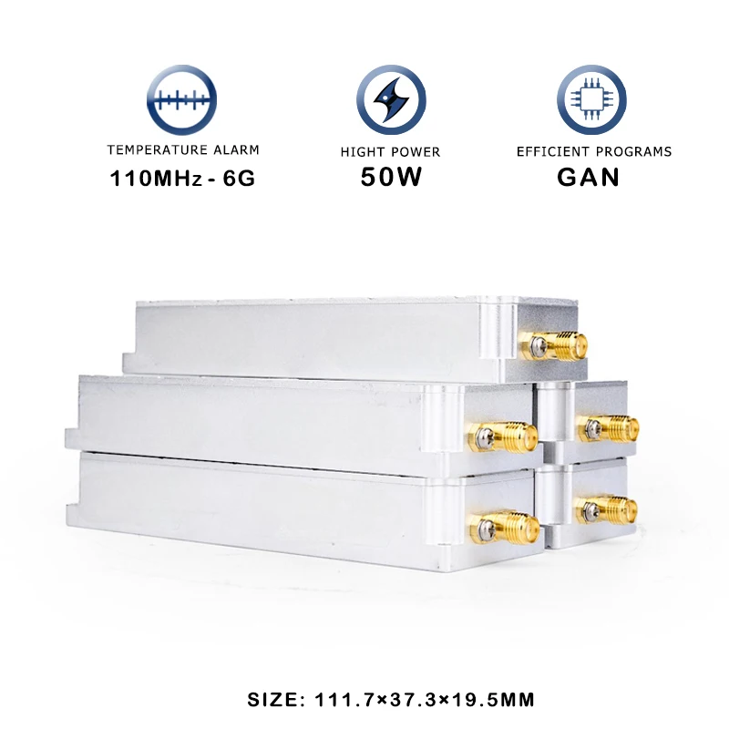 200-300MHz 50W Drone module 700-1000mhz 900-1000mhz Amplifier Module Uav FPV positioning defense system