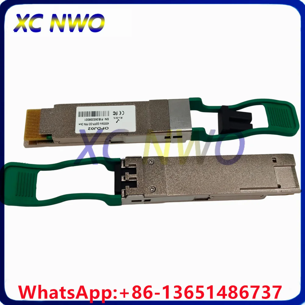 400G QSFP-DD FR4 Optical Transceiver LC duplex connector Up to 2km transmission on single mode fiber with FEC 3.3 V power supply