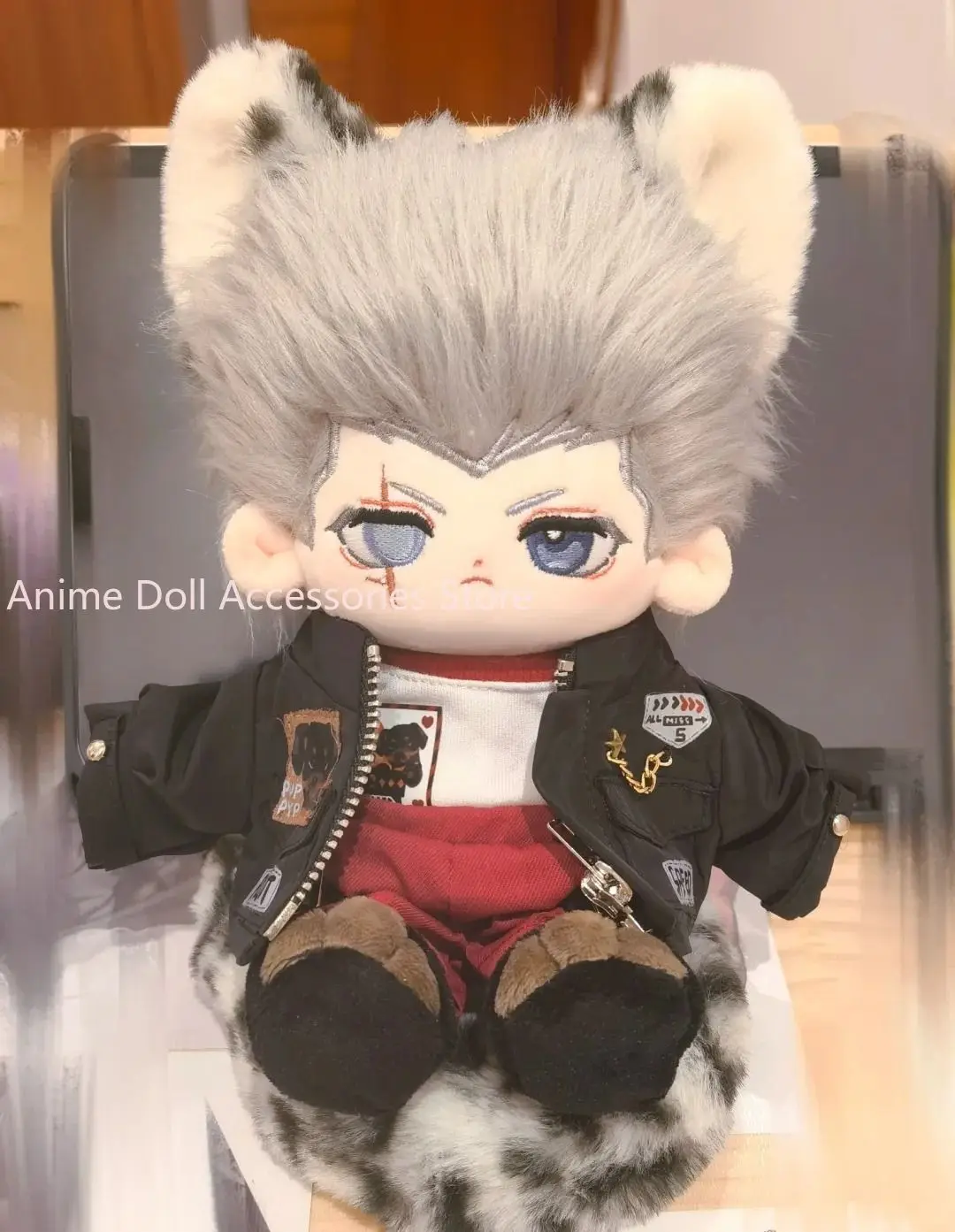 Новинка 2026 года, аниме JoJo's Bizarre Adventure Jan Pierre Polnareff, 20 см, плюшевая кавайная плюшевая фигурка, подушка, рождественские подарки для девочек