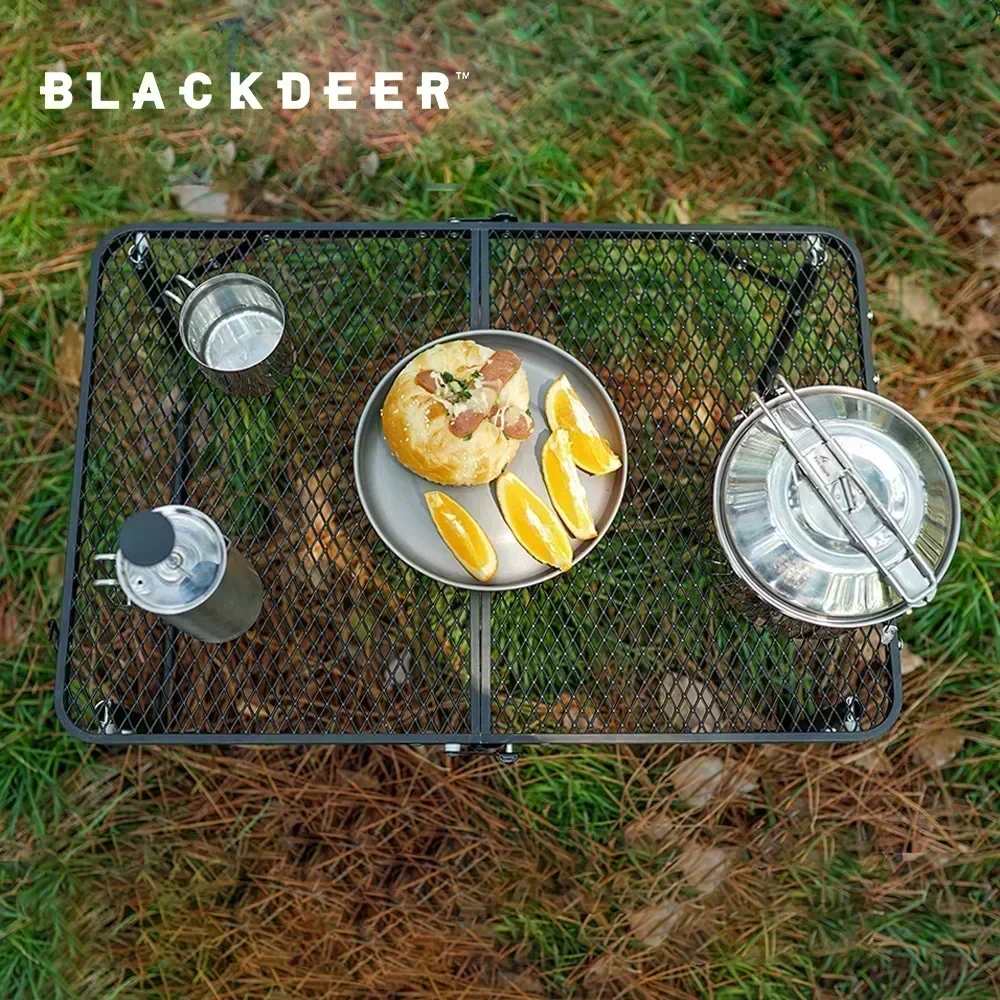 BLACKDEER جديد في الهواء الطلق للطي الحديد نزهة فائقة الأثاث طاولة محمولة التخييم المحمولة ضوء طاولة قابلة للطي خفيفة للغاية #1