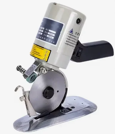 Hand Pushed Electric Circular Knife Cutting Machine Small Cloth Electric Scissors Leather Rags Cutter Machine