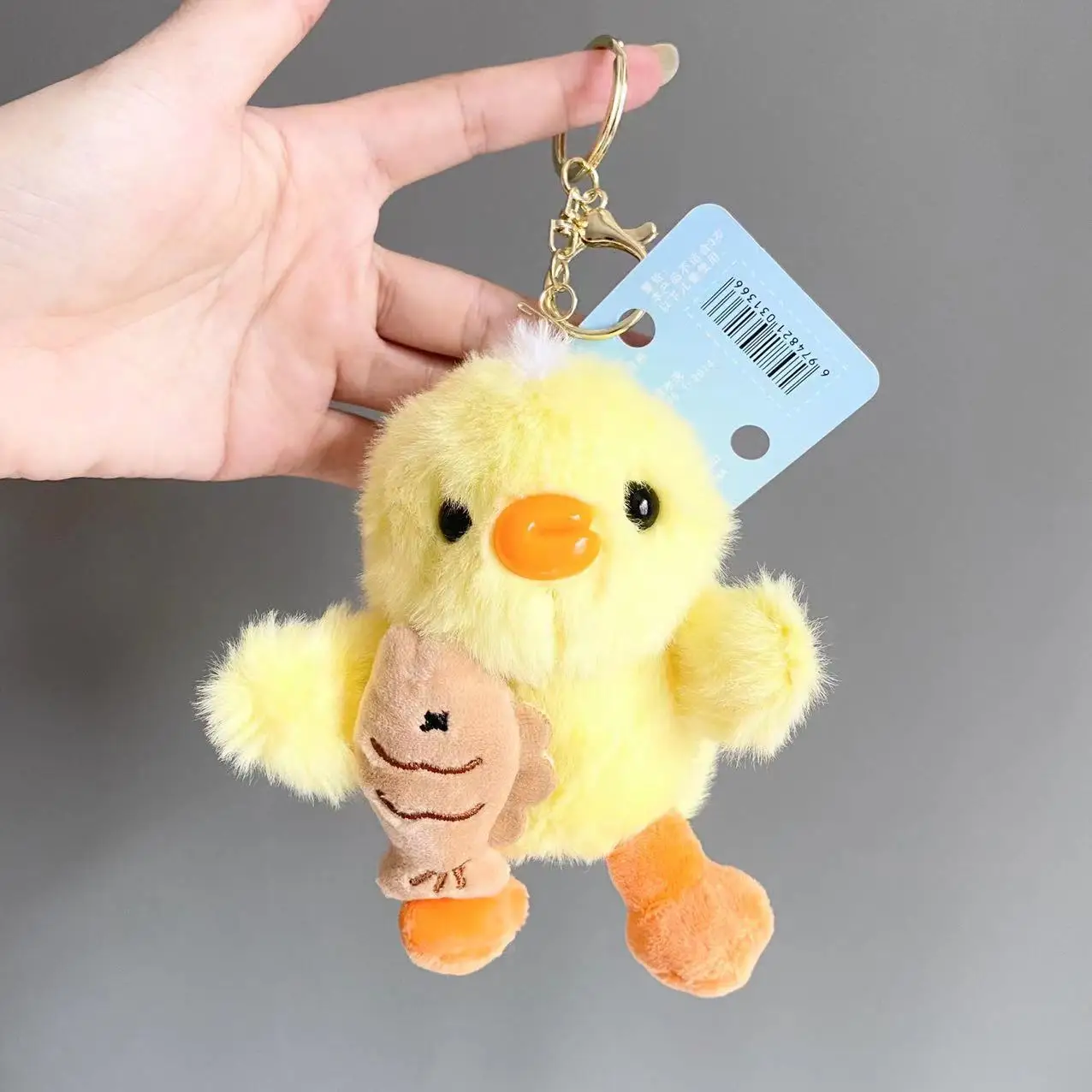 Cute Pet Family Cat Lala Rabbit Husky Plush Doll Keychain Cloth Doll Pendant