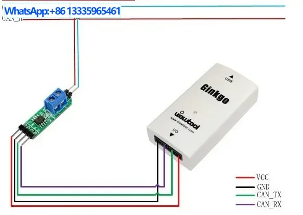 

USB to CAN/SPI/I2C/CAN Adapter Compatible with Zhou Ligong Adapter 2-way CAN Interface Bus Analysis
