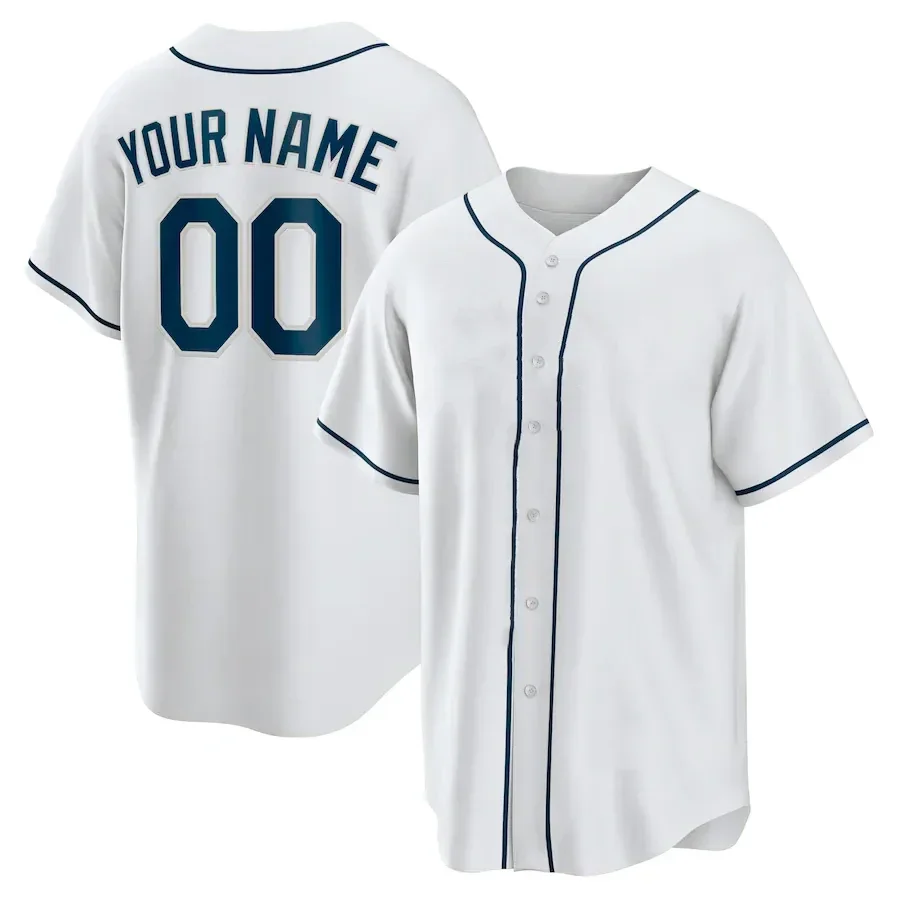 Customized Tampa Bay Baseball Jerseys America On Field Baseball Jersey Personalized Your Name Any Number All Stitched Us Size