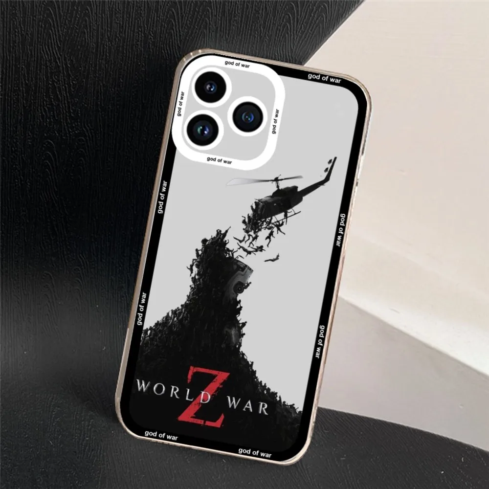 Capa de telefone God of War Game para iPhone 11 12 Mini 13 14 15 Pro Max transparente