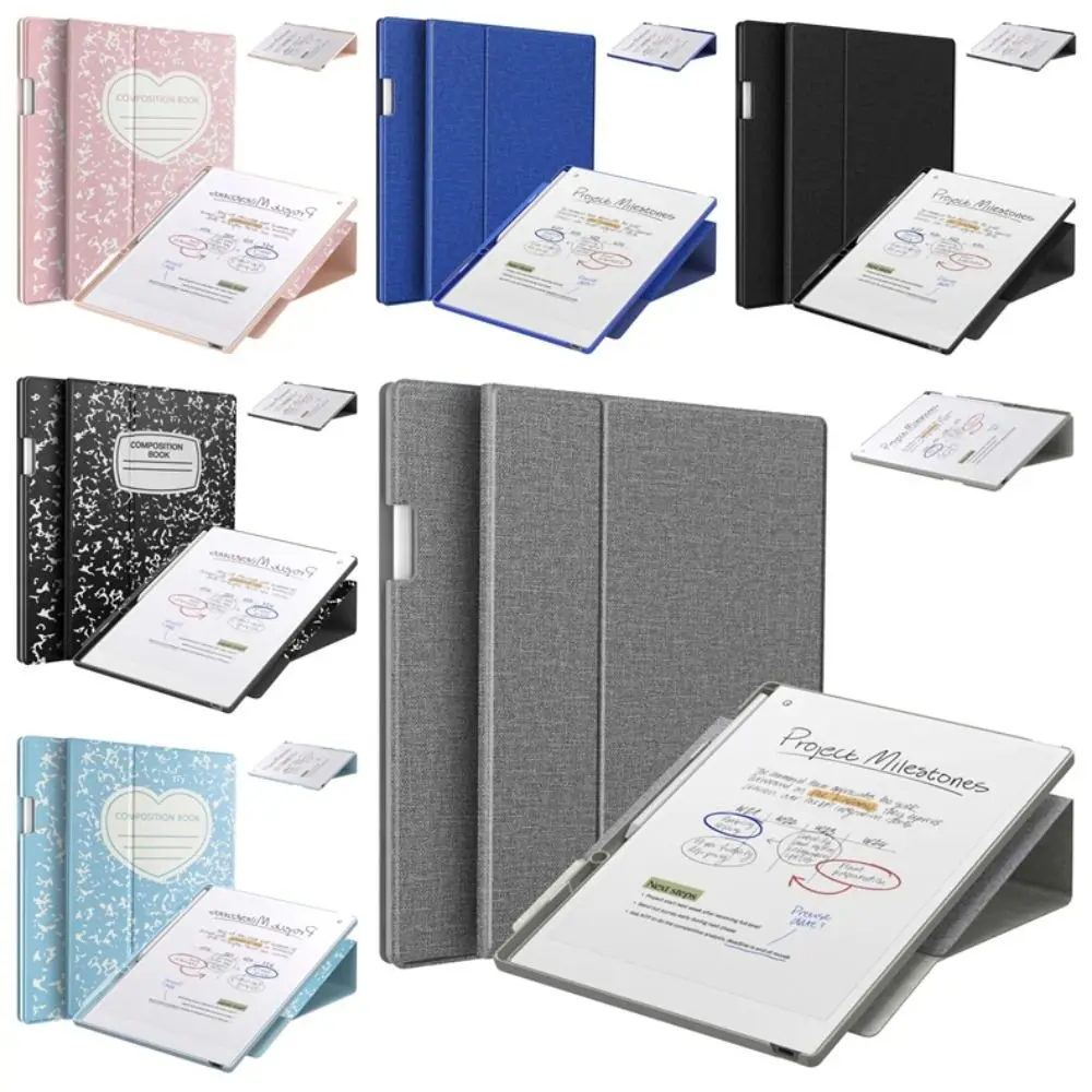 11.8 inch E-Reader Case Auto Wake/Sleep Acrylic Smart Cover Clear Back Wear Resistant for reMarkable Paper Pro 2024 11.8inch